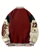 Estilo que fala por você – Jaqueta de Beisebol Masculina com Bordado Premium