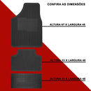 Kit Jogo Tapete Automotivo Carro Borracha Logo Fiat