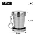 Copo Retrátil de Inox de 250 ml