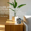 Caneca de Aço Inoxidável com Design de Motor V8