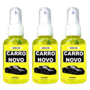 Kit 3 Cheirinho CARRO NOVO Spray Automotivo para Carro
