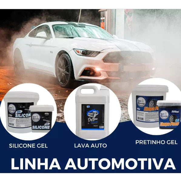 Gel de limpeza de pneus mágico Lune Blanche High Brightness - 500ml